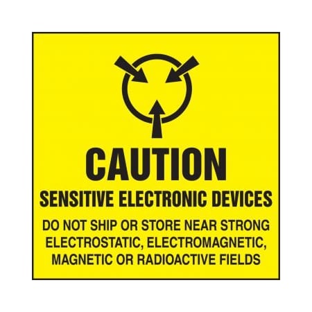 CAUTION SAFETY LABEL SENSITIVE MPC322